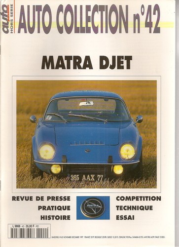 Auto collection matra djet - auto,