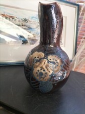 magnifique vase pichet en céramique P Jacquet belle glaçure décoration Vallauris