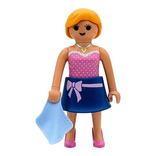 Figurine femme playmobil robe - figurine,