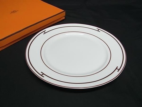 Assiette hermès rythme bleue - assiette,