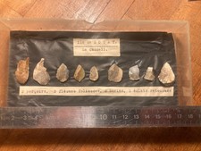 BRETAGNE ILE D'HOUAT 9 SILEX -NEOLITHIQUE -BURINS -PERÇOIRS -FLECHES -ARCHEO -