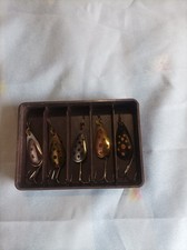 Lot De 5 Ancienne Cuillère De Peche Avec Boite Collection Rare Metal 