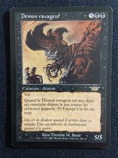 CARTE MAGIC RARE FR EDITION Légion BOSS NOIR Démon ravageur -5/-5 De masse