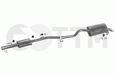 RENAULT CLIO II 1.6 110cV 1998-2005 Ligne D'échappement Silencieux+