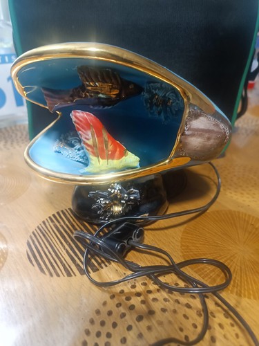Lampe coquillage vallauris - lampe,