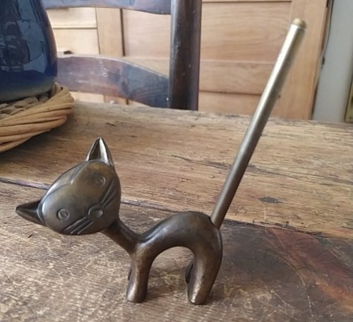 Chat porte stylos design - chat,