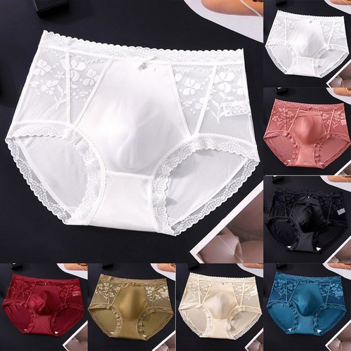 Slip homme dentelle - , soie