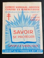 carnet timbres 10 vignettes