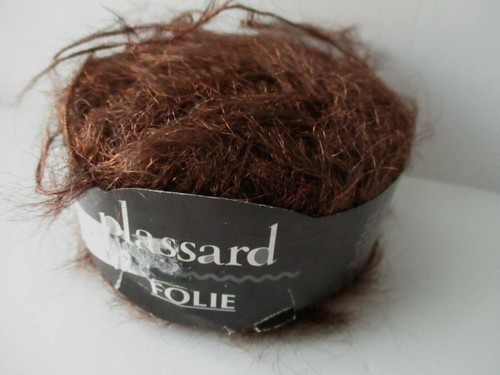 Plassard folie yarn rusty - yarn,