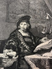 Ancienne gravure  Rembrandt