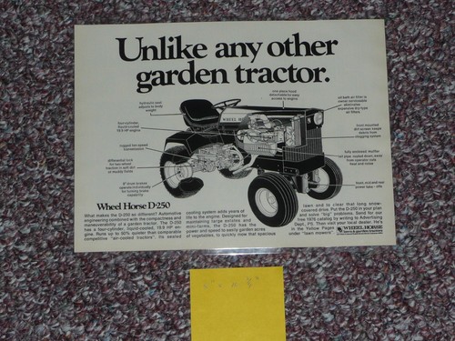 Wheel horse magazine ads - magazine,