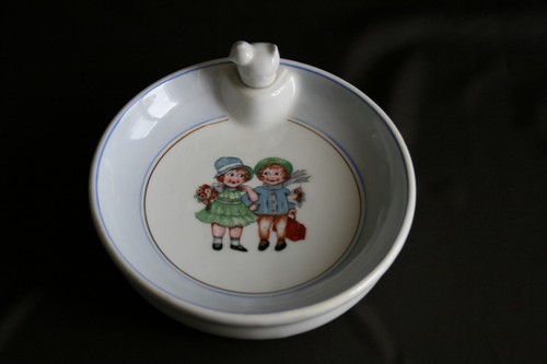 Assiette bouillie ancienne - bouillie,