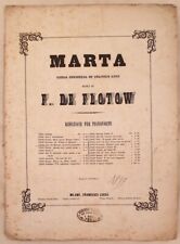 FRIEDRICH VON FLOTOW MART CORO DU MARCHÉ ACCORREZ JEUNES FILLES 1880 PIANO