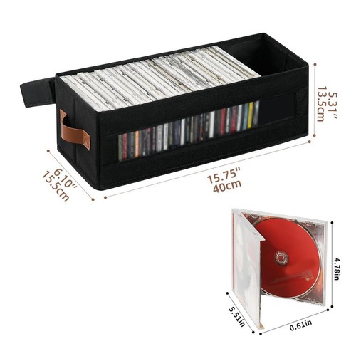 Boîte rangement pour - pour, cd