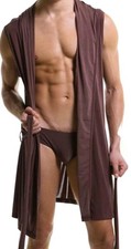 Fllay Men's Thin Open Front
