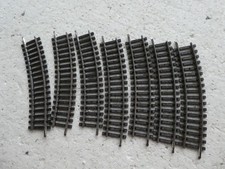 TRAIN HO . Rails courbe JOUEF