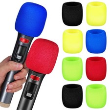 Couvercles d'éponge microphone 10pcs Couvertures de microphone universel KTV