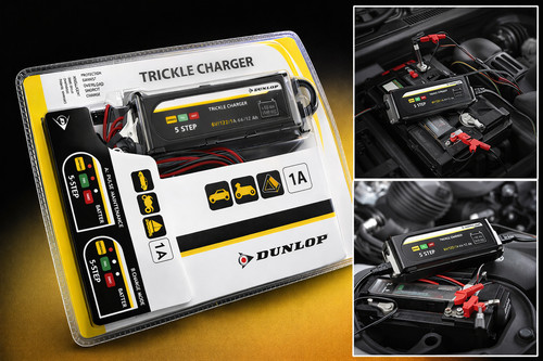 Chargeur batterie 12v - 6v, 1a