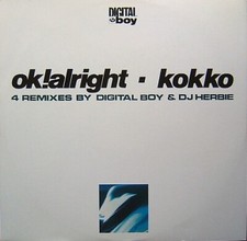 Digital Boy, OK!Alright - Kokko (Remixes) - fly 067 - 12" Italy 1991 VG+|VG+