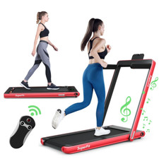 Tapis de Course Marche Fitness Pliable Électrique Speed Jusqu'à 12km/h avec HP
