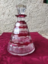 Carafe En Cristal De Bohème - Rouge