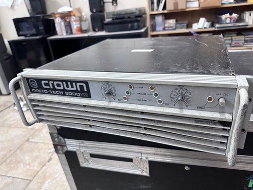 Crown macro tech 5000vz - crown,