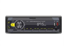 Autoradio 1DIN Bluetooth MP3 FM USBSDAUX Podofo avec télécommande