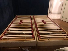 lit electrique double avec télécommande 