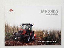 Brochure MASSEY FERGUSON MF 3600 tracteurs modèles Standard & F 69-102 CH