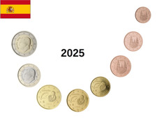 Série 8 pièces Euros Espagne