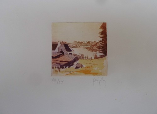 Kerfily gravure originale - gravure,