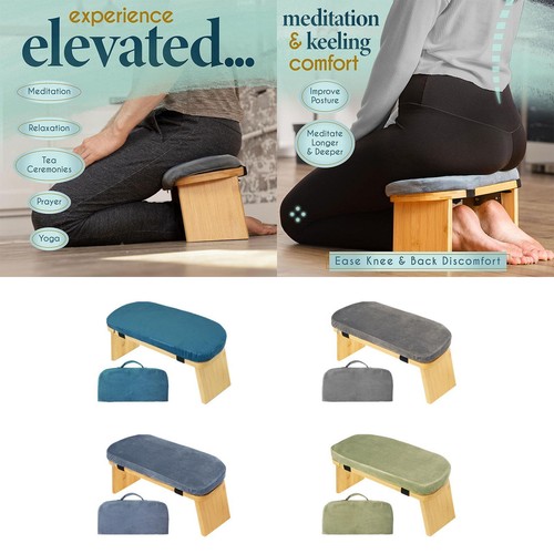 Banc méditation bambou - banc, en