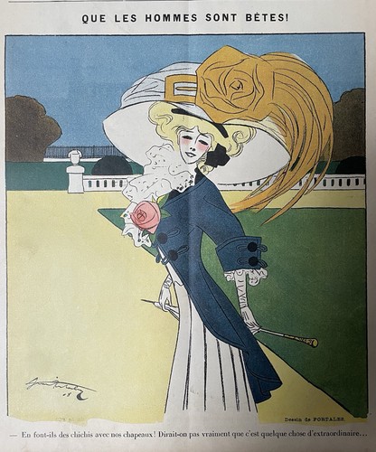 Élégante/Paris/1900/Gravure/