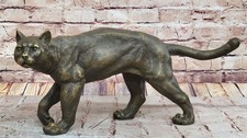 Statue De Guépard En Bronze