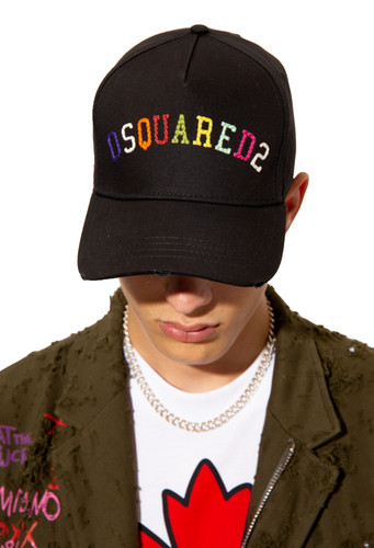 Casquette dsquared2 rainbow - casquette,
