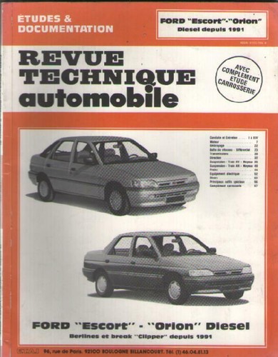Revue technique automobile rta - revue,