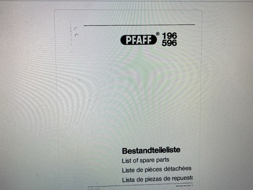 Pfaff hobbylock 196 596 - pfaff,
