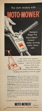 1950's Print Ad Moto-Mower