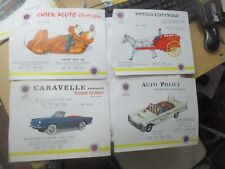 Lot de 4 Planches France