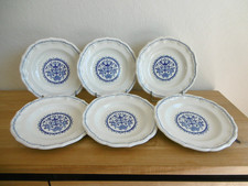 SIX ASSIETTES FAIENCE GIEN