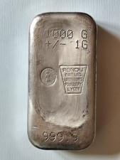 LINGOT 1 KG ARGENT/SILVER