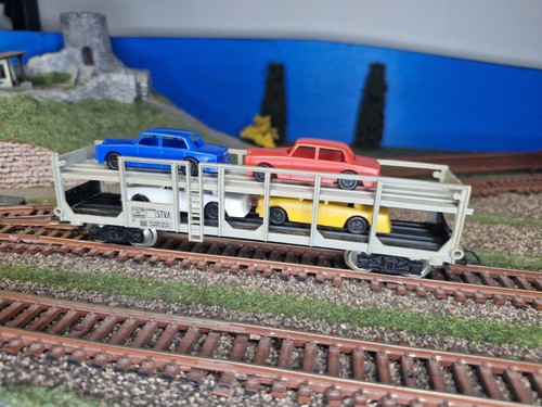 Wagon transport voitures - wagon, sncf