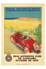 AUTO 1929 RALLYE BARCELONE