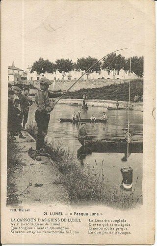 Cpa lunel pésqua - (hérault),