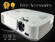 NEC NP-M300W 3LCD Projecteur 3000 Ansi Conférence Chambre 1080p HDMI USB W /