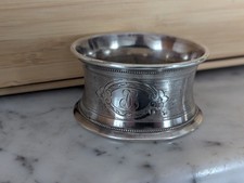 rond serviette argent massif