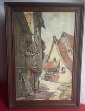 Aquarelle sur carton  du
