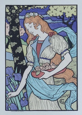 Rare belle Lithographie