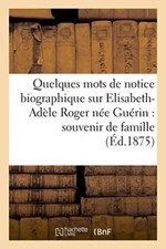 Quelques mots de notice