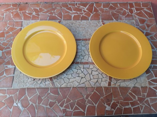 Lot grandes assiettes plates - lot,